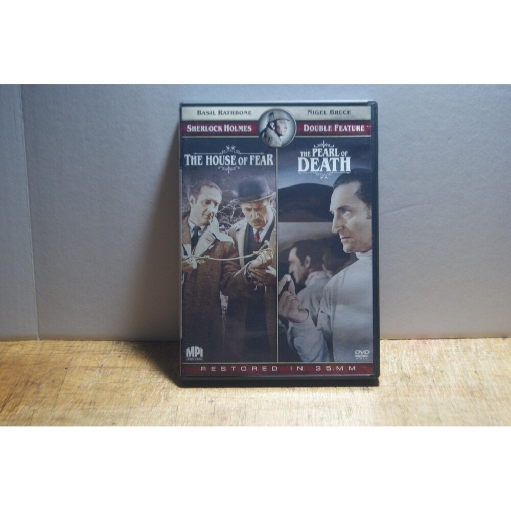 Sherlock Holmes Double Feature DVD The House Of Fear & The Pearl Of Death - Myst